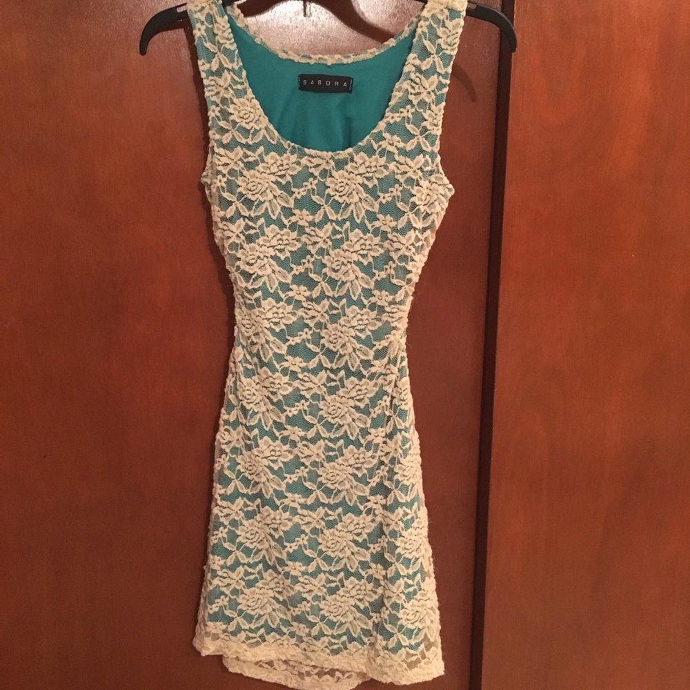 Francesca’s dress; size small.